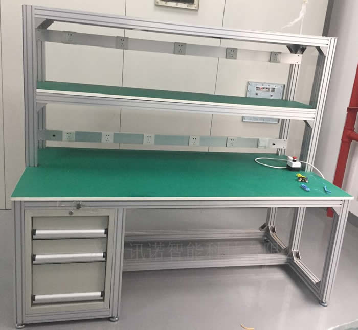 铝型材工作台 流水线_ESD防静电门禁系统